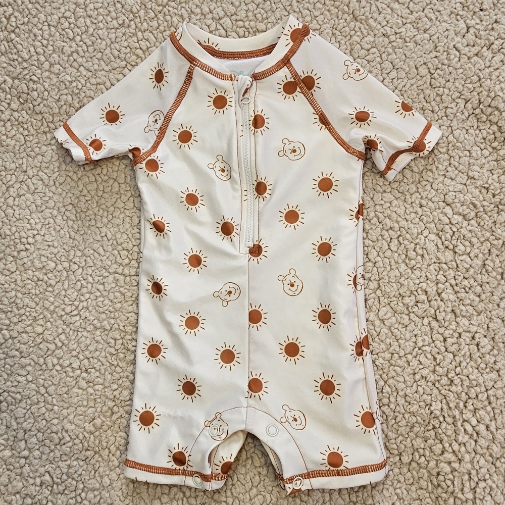 Disney Baby Swim Suit Winnie The Pooh Swimsuit 12M